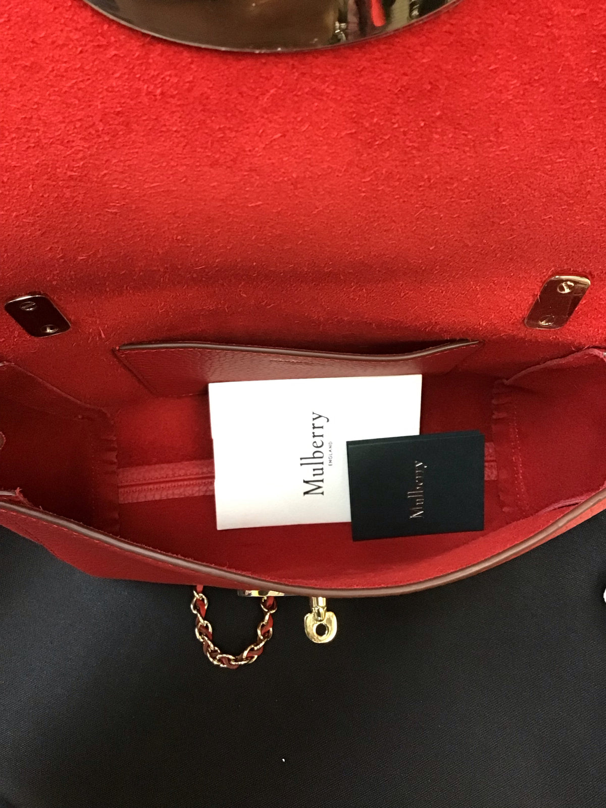 Mulberry Lily Scarlet Red handbag
