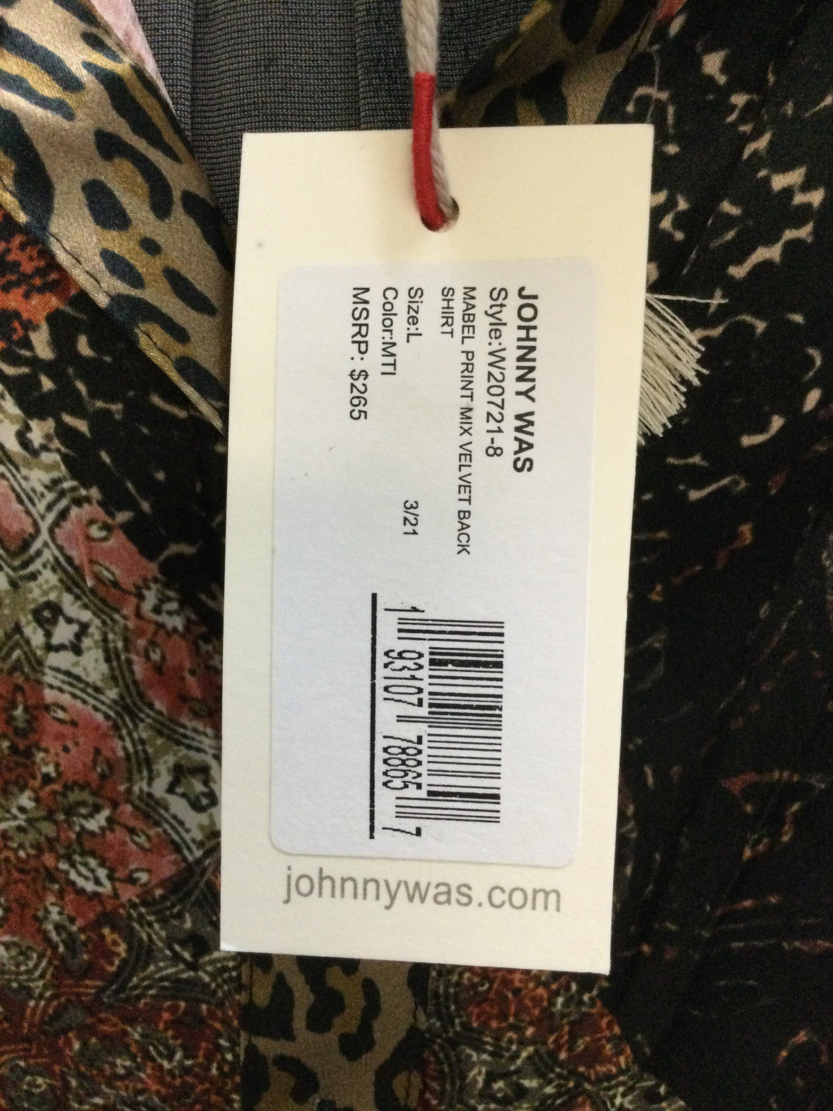 JOHNNY WAS BLOUSE