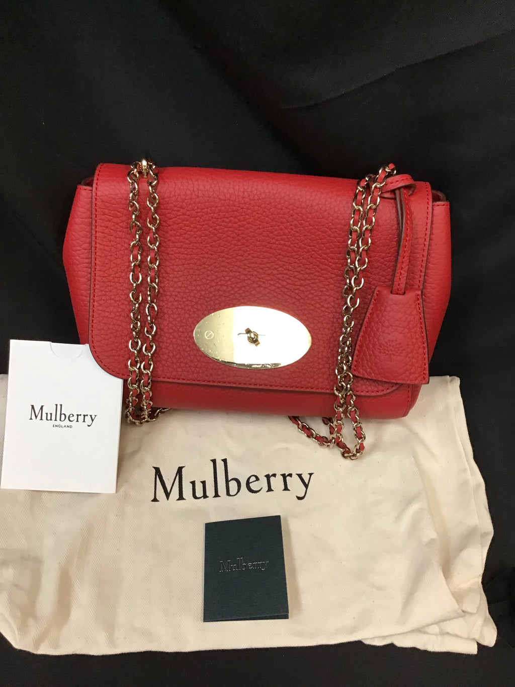 Mulberry Lily Scarlet Red handbag