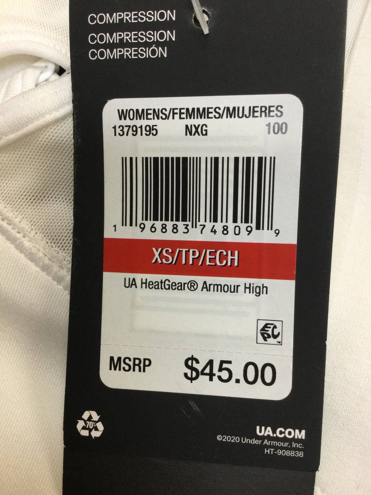 UNDER ARMOR WORKOUT BRA