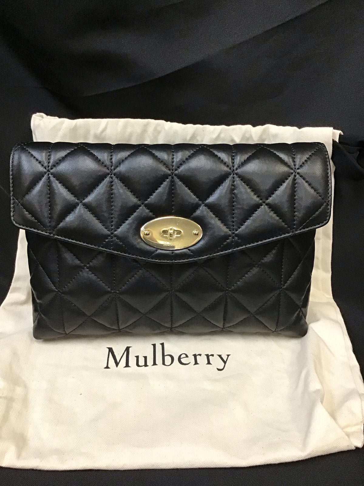 Mulberry Quilted Darley Clutch